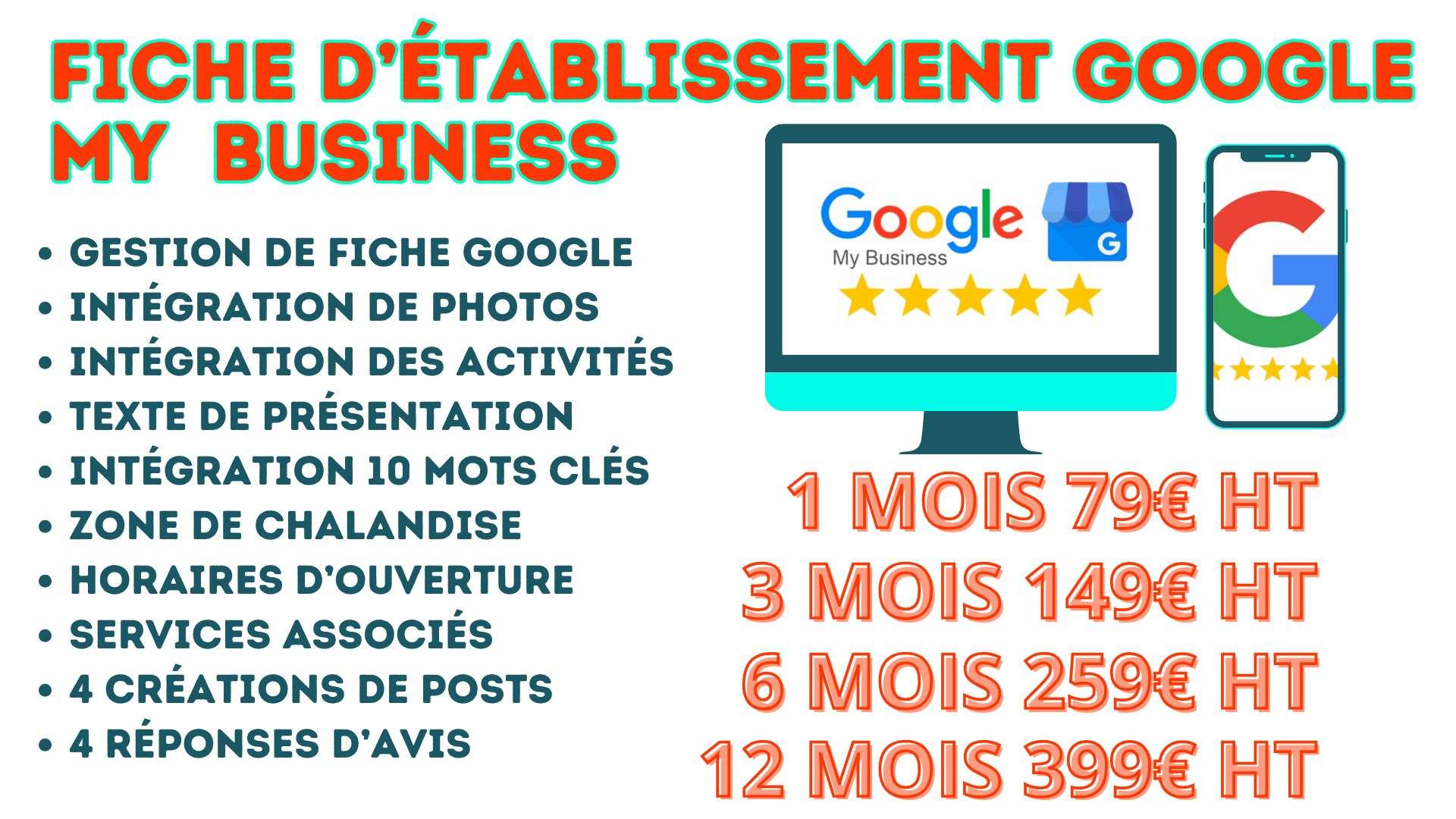 gestion de fiche google